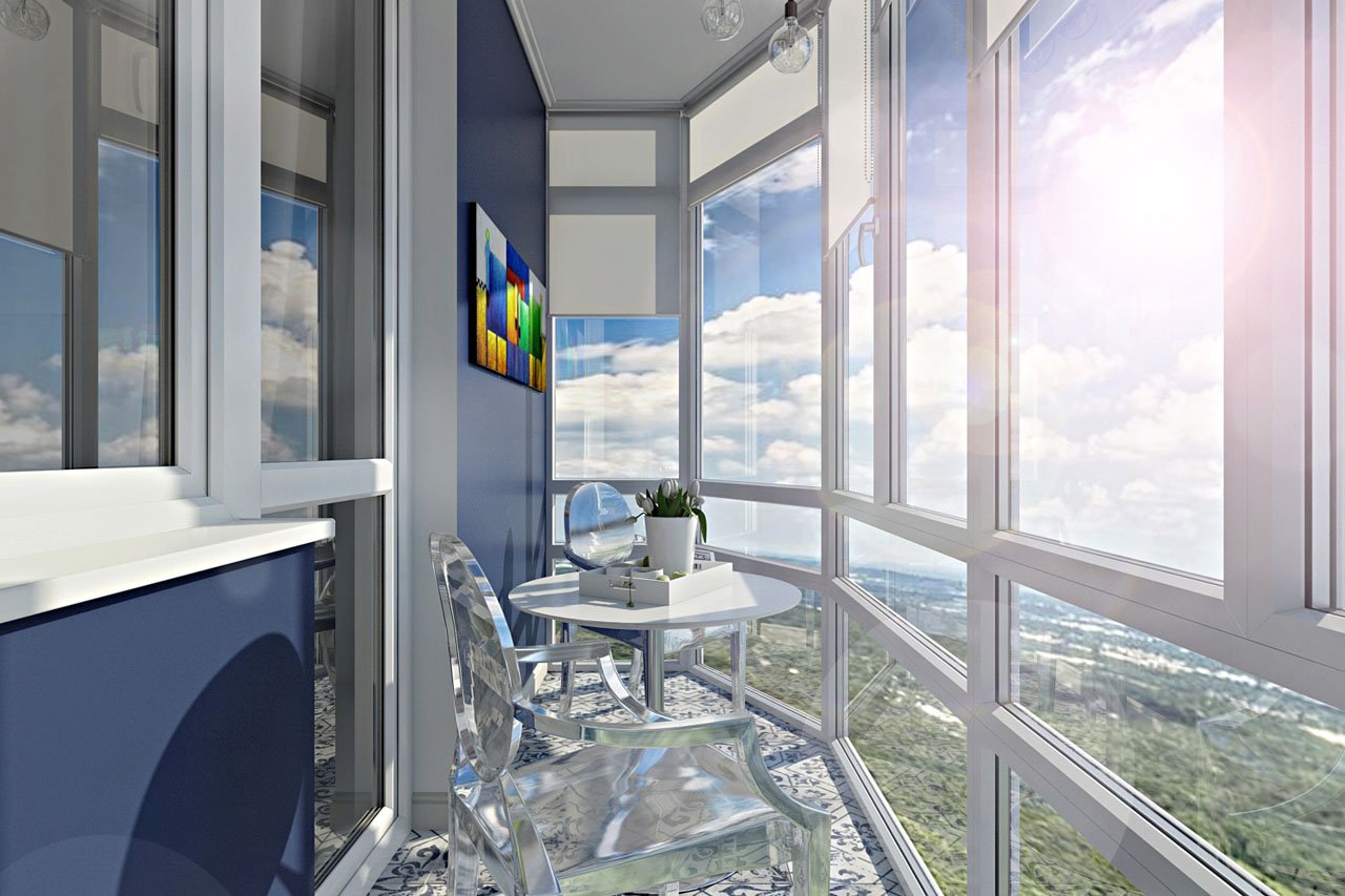 Панорамное остекление балконов от Окна-Софос